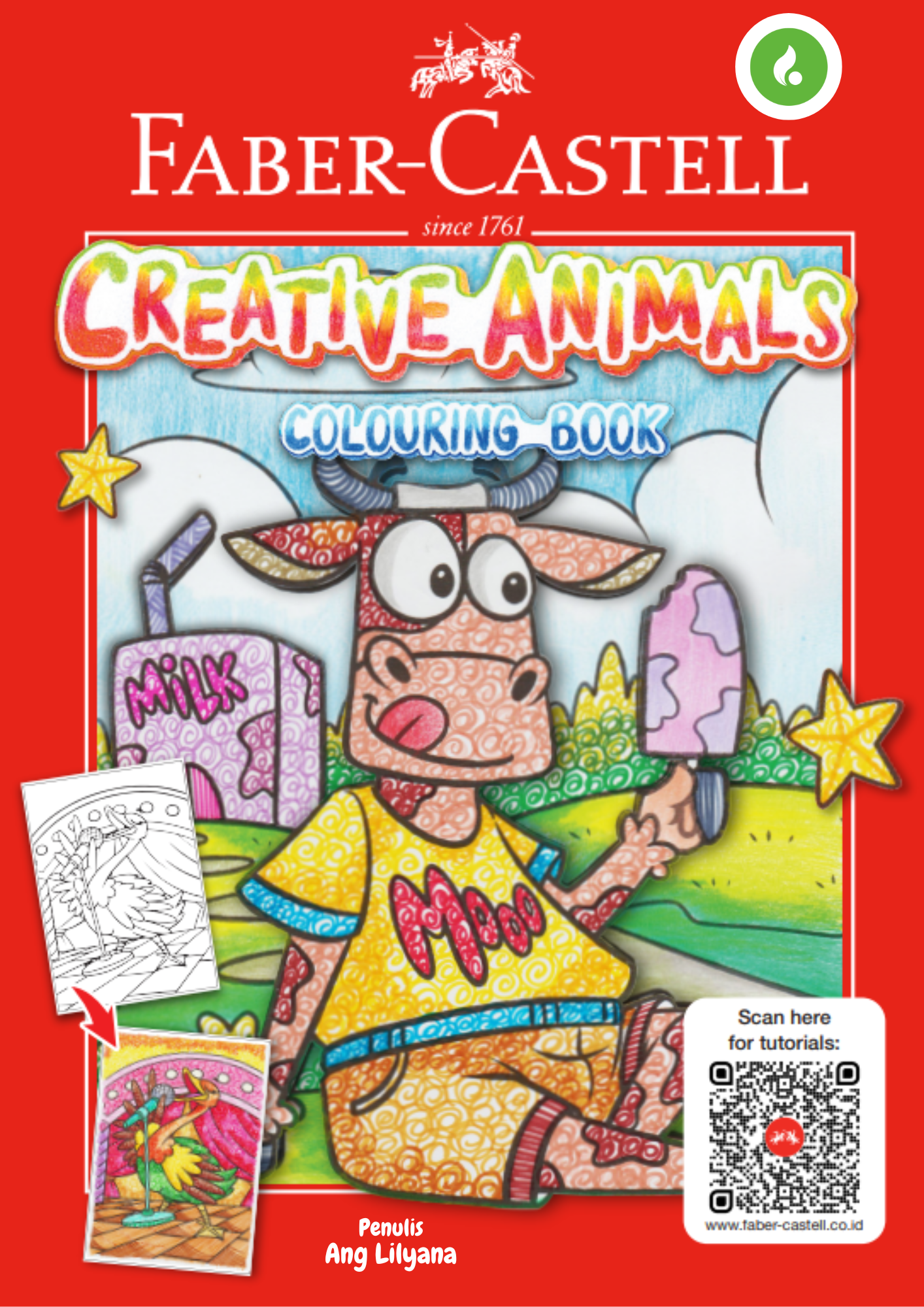 CREATIVE ANIMALS COLOURING BOOK
